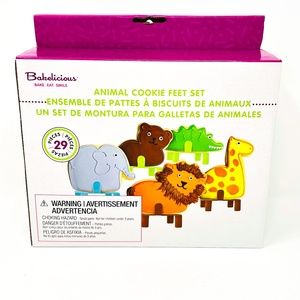 Bakelicious Animal Cookie Feet set cookie cutters